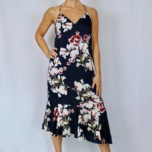 Asymmetrical Floral Dress